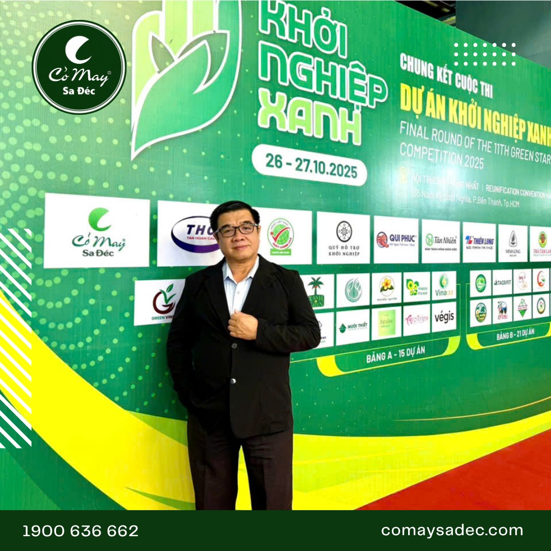 Cỏ May Sa Đéc hân hạnh đồng hành cùng cuộc thi khởi nghiệp xanh