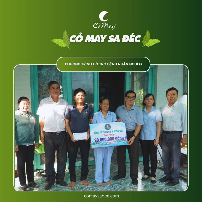 Cỏ May Sa Đéc – sẻ chia yêu thương, tiếp sức cho bệnh nhân nghèo vượt qua nghịch cảnh