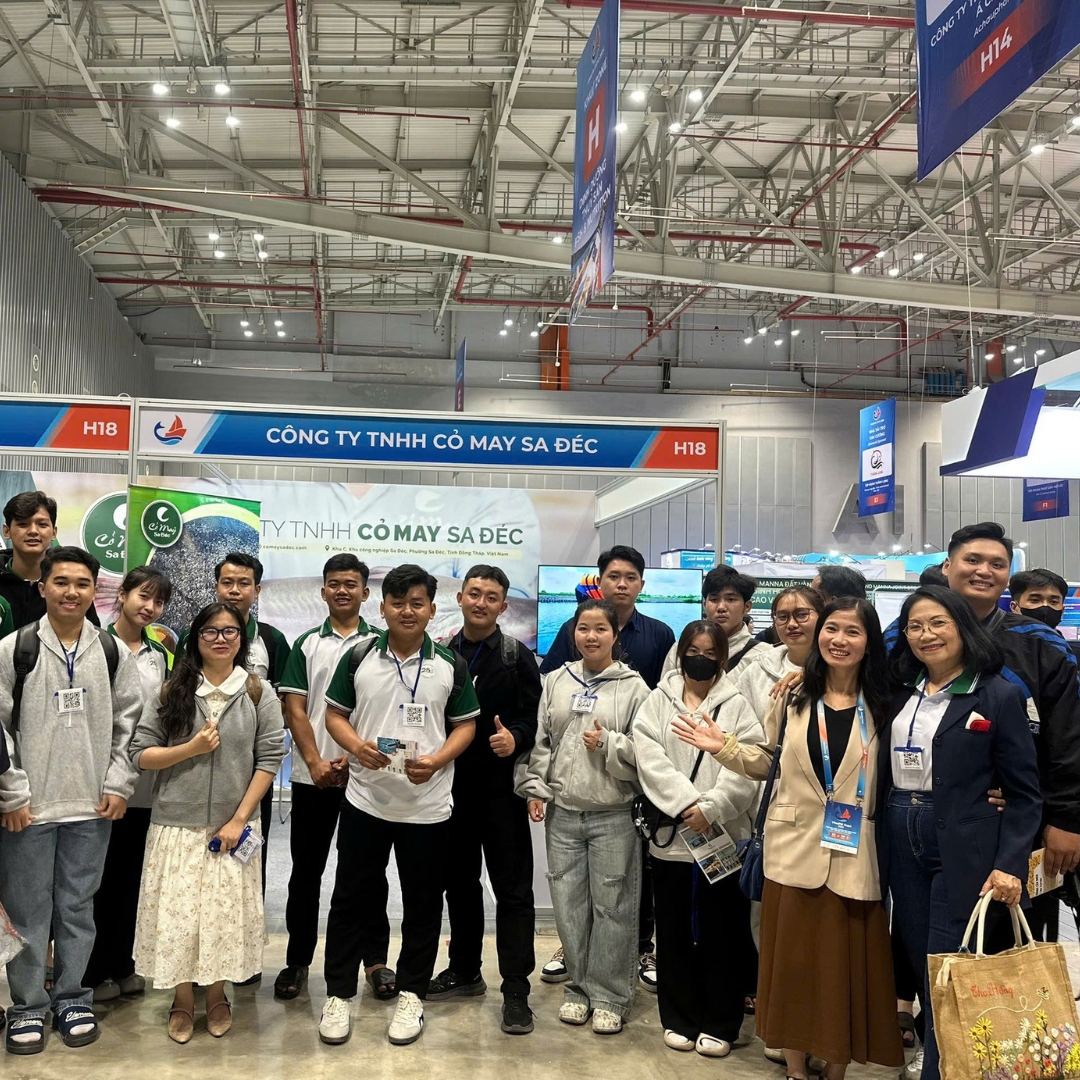 Cỏ May Sa Đéc tại VinaFIS Expo 2026 - Kết nối giá trị, lan tỏa niềm tin