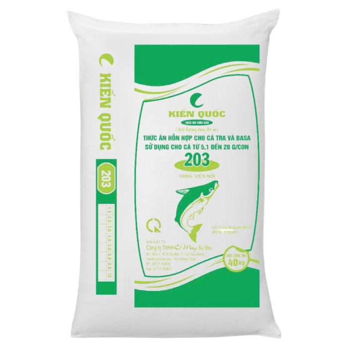 Mixed feed for pangasius and basa - 203 floating pellet